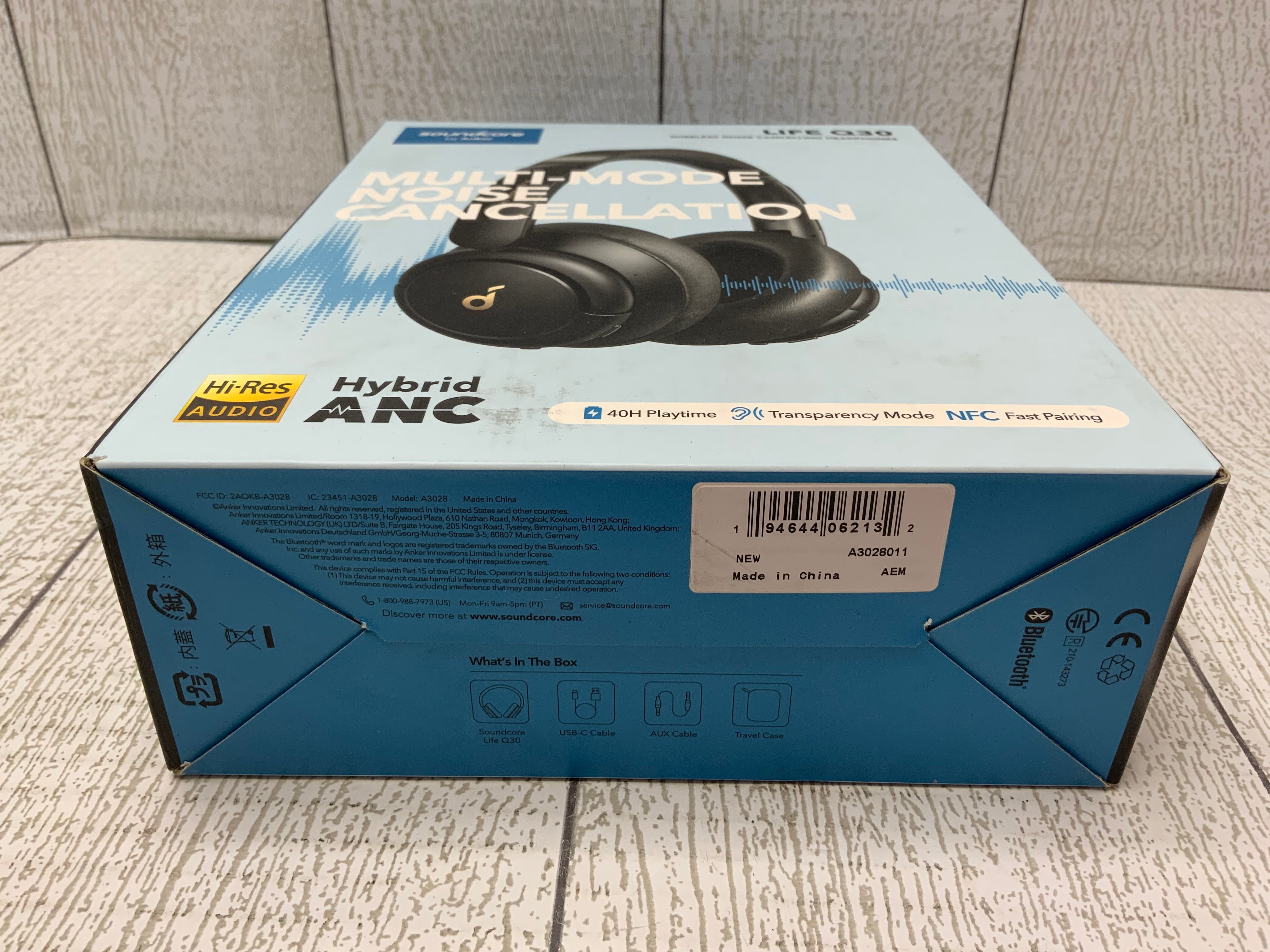 Soundcore by Anker Life Q30 Hybrid Active Noise Cancelling Headphones (7998827430126)